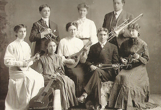 The first college orchestra in 1905