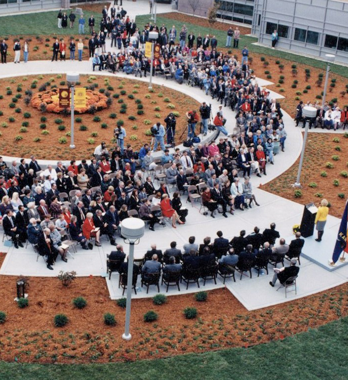 The dedication of the Kansas Technology Center on October 24th, 1997.